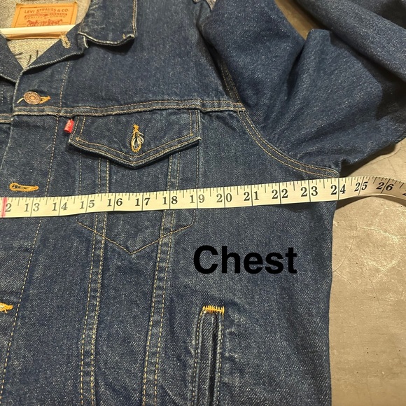 Levi Strauss & Co. Vintage Denim Trucker Jacket Sz 42 - Picture 12 of 12